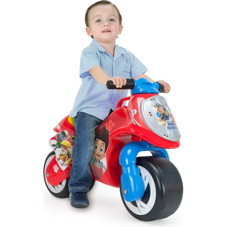 INJUSA 'Paw Patrol Kindermotorrad' Rutschrad, ab 1,5 Jahren, mit Tragegriff – Bild 4