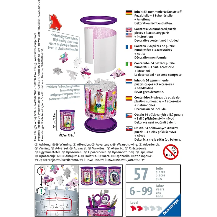 Ravensburger 11175 Utensilo Pferde Puzzle, Mehrfarbig – Bild 3