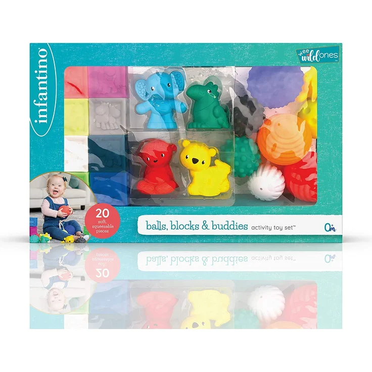 Infantino Sensory Plug und Roll Multiblöcke – Bild 8