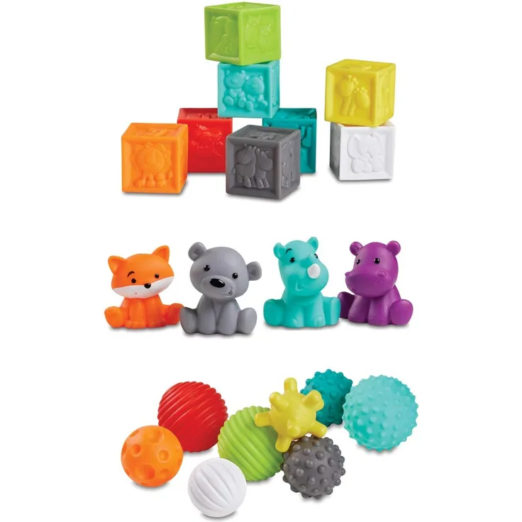 Infantino Sensory Plug und Roll Multiblöcke