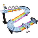 Mattel Hot Wheels 'Mario Kart Regenbogen-Boulevard', ab 4 Jahren, 2,5 Meter lang, inkl. 2 Fahrzeuge
