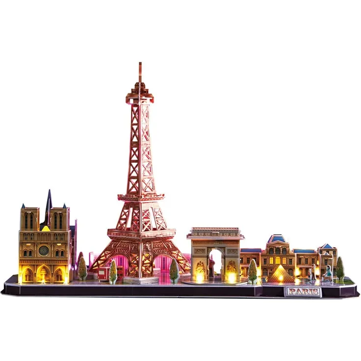 Cubic Fun Puzzle 3D LED City Line Paris