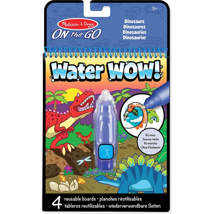 Melissa & Doug 19315 WaterWowMalblock-Dinosaurier