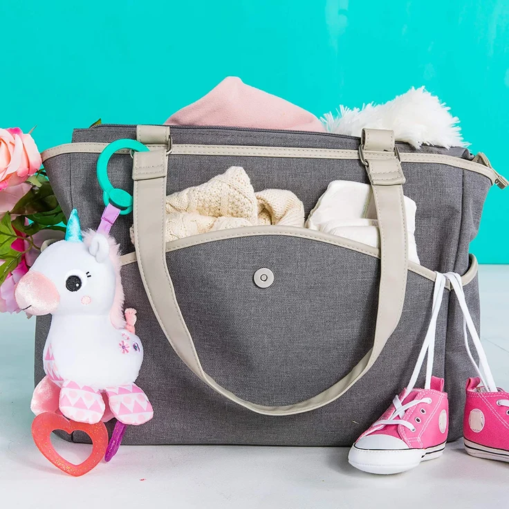 Bright Starts Spielzeug zum Anbringen an den Kinderwagen, Einhorn, mit 2 Beißringen, rasselt, regt den Tastsinn an - Preisvergleich – Bild 8
