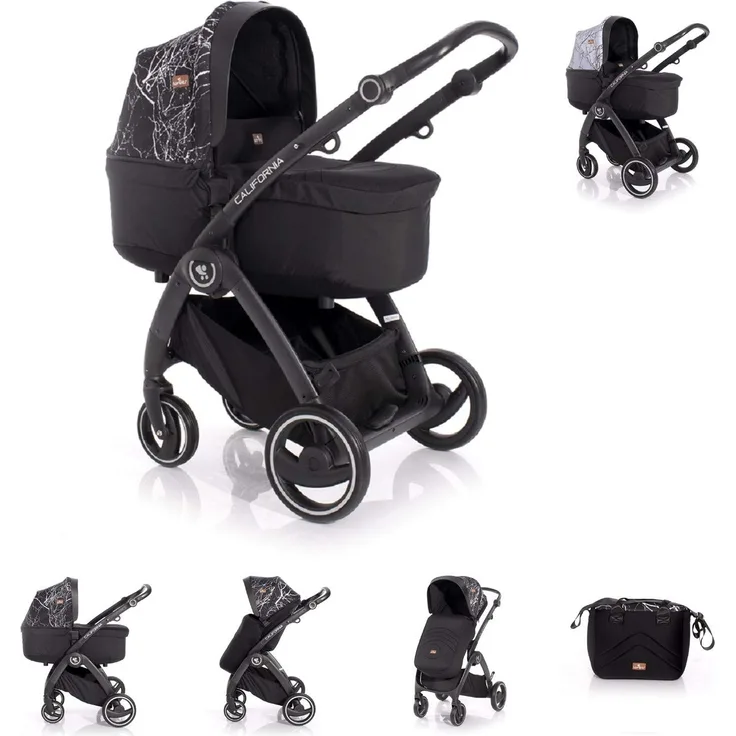 Lorelli 'California' Kombikinderwagen 2 in 1 schwarz