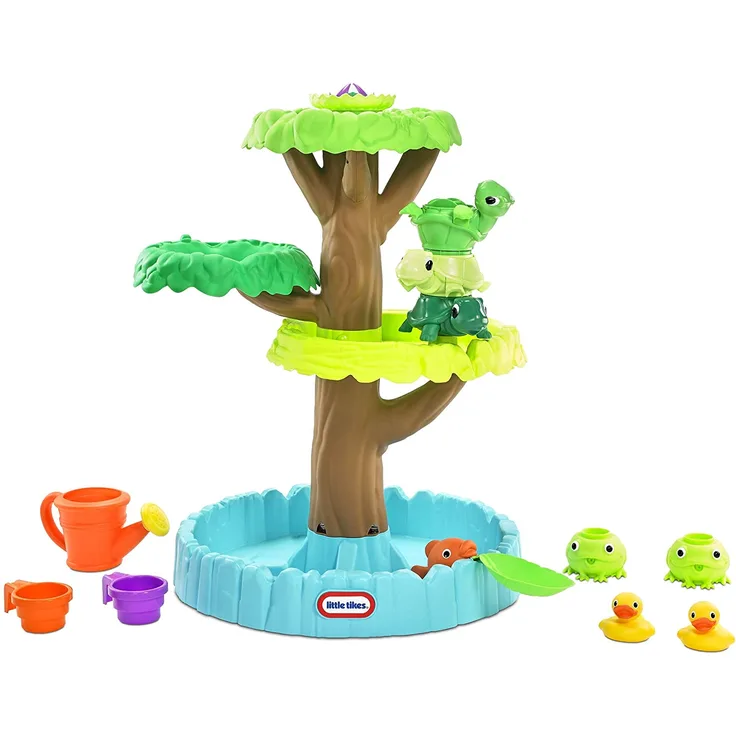 little tikes 651342M Magic Flower Wassertisch - Spielset für Kinder - Sicher und tragbar - Fördert kreatives Spielen