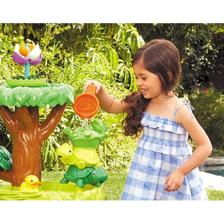 little tikes 651342M Magic Flower Wassertisch - Spielset für Kinder - Sicher und tragbar - Fördert kreatives Spielen – Bild 3