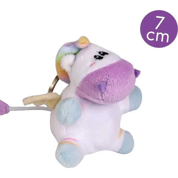 Zebrasus Plüsch-Schlüsselanhänger (7 cm) - Pummeleinhorn