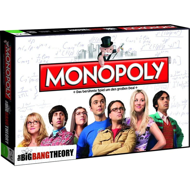 Monopoly The Big Bang Theory Edition mit 7 exklusiven Sammler-Figuren - Der Brettspiel-Klassiker trifft auf die Alltags-Helden aus dem TV (Deutsch) – Bild 1