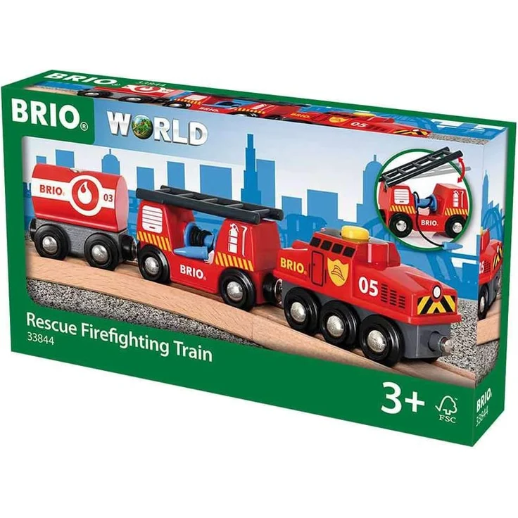 BRIO Bahn 33844 - Feuerwehr-Löschzug - Preisvergleich – Bild 1