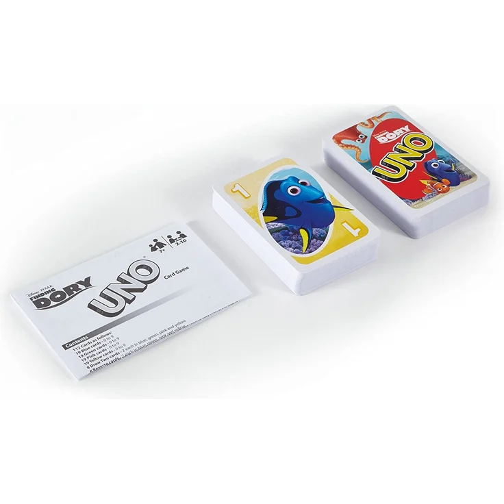 Mattel Games DRB64 UNO Disney Pixar Findet Dorie Kartenspiel für Kinder, geeignet für 2 - 4 Spieler, Spieldauer ca. 15 Minuten, ab 7 Jahren – Bild 9