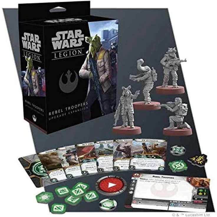 Asmodee 'Star Wars Legion: Rebellentruppen Einheit' Spiel Zubehör – Bild 2