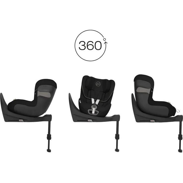 Cybex Sirona S2 Autostoeltje Moon Black Schwarz 1 – Bild 5