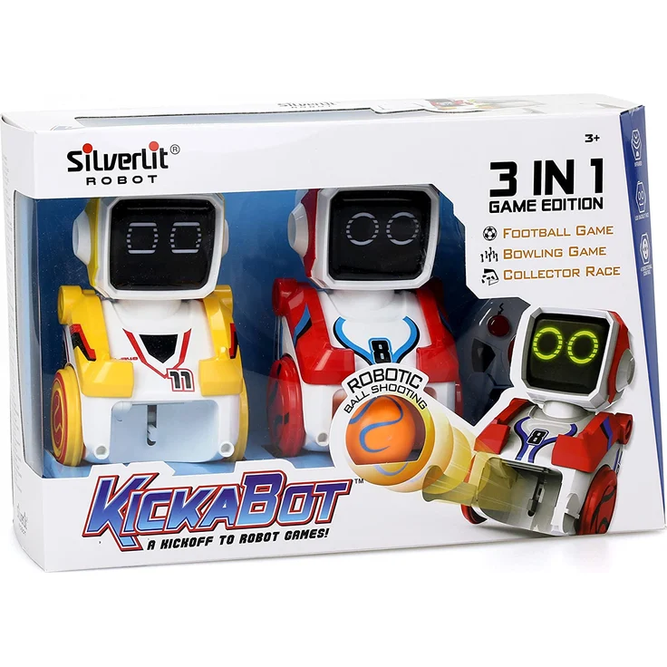 SilverLit Fußballer-Kickabot Pack 2 Roboter, 88549 – Bild 5