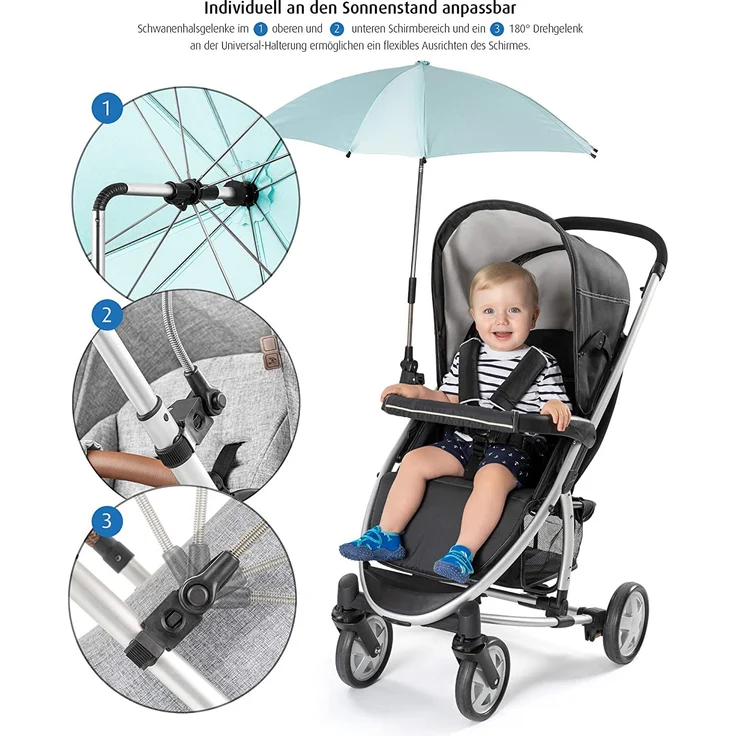 Reer Sonnenschirm ShineSafe mint – Bild 2