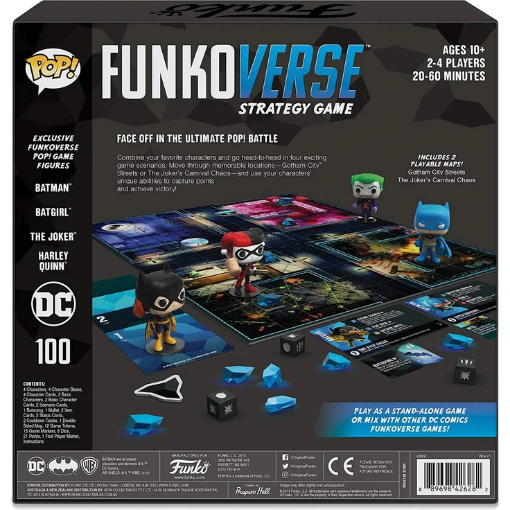 Funkoverse Strategy Game DC Comics 100 Base Set - Preisvergleich – Bild 4