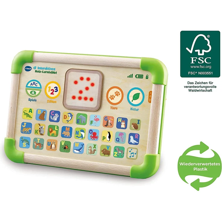 VTech - Interaktives Holz-Lerntablet – Bild 3