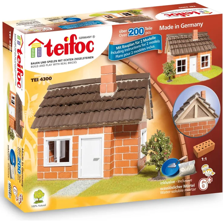 teifoc Steinbaukasten. Fachwerkhaus