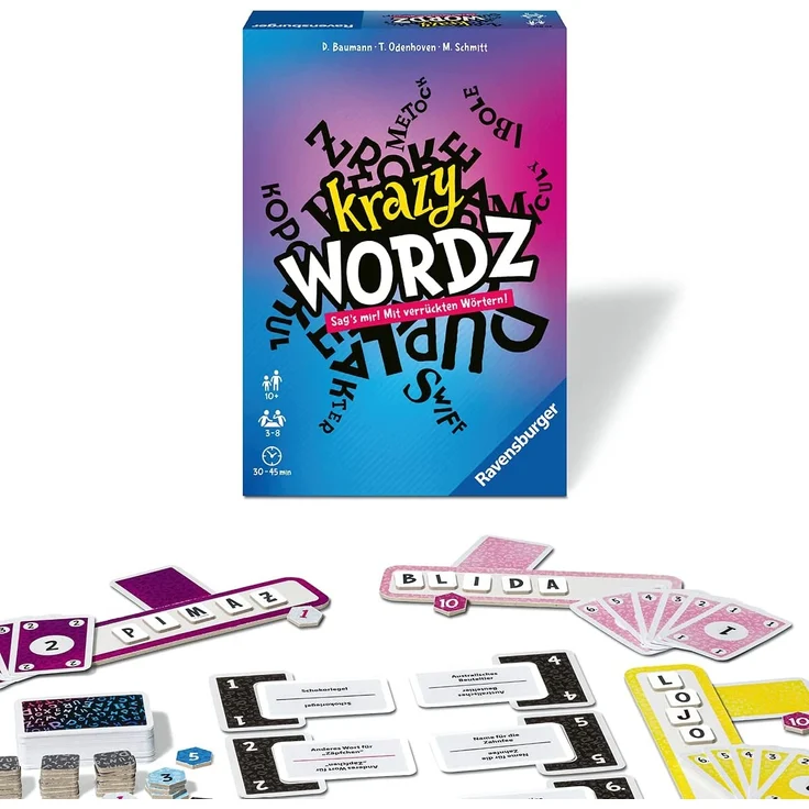 Ravenyburger 'Krazy Wordz', ab 10 Jahren, 3-8 Spieler, 30-45 min Spielzeit – Bild 2
