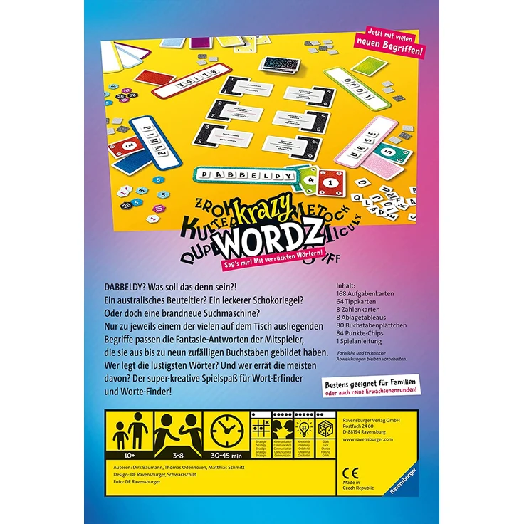 Ravenyburger 'Krazy Wordz', ab 10 Jahren, 3-8 Spieler, 30-45 min Spielzeit – Bild 6