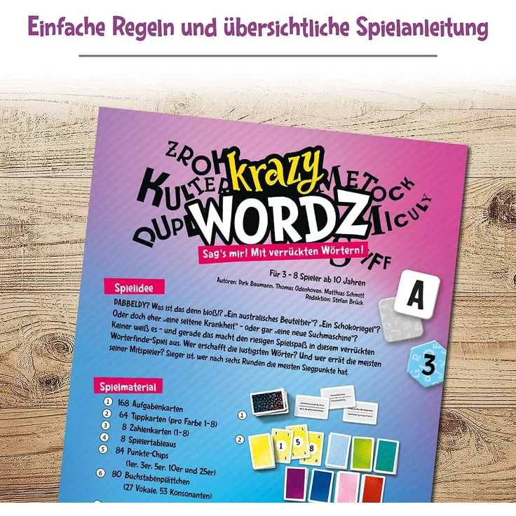 Ravenyburger 'Krazy Wordz', ab 10 Jahren, 3-8 Spieler, 30-45 min Spielzeit – Bild 5