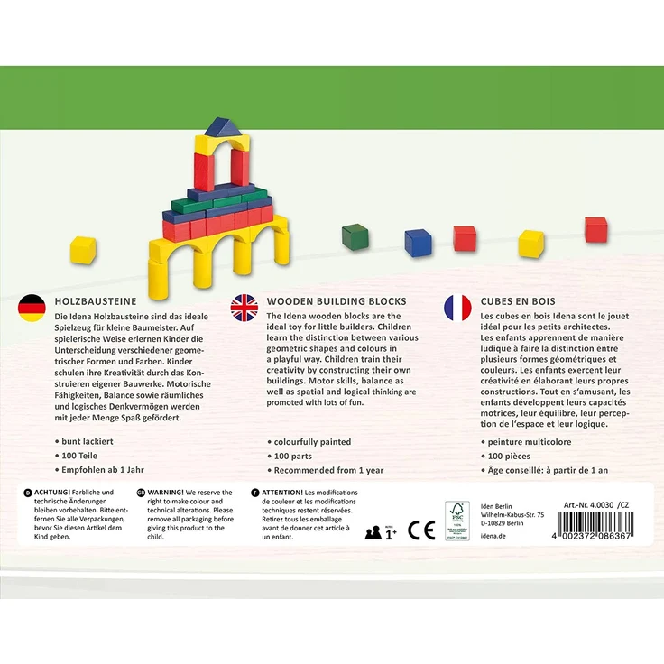 Idena Holzbausteine 100 er – Bild 5
