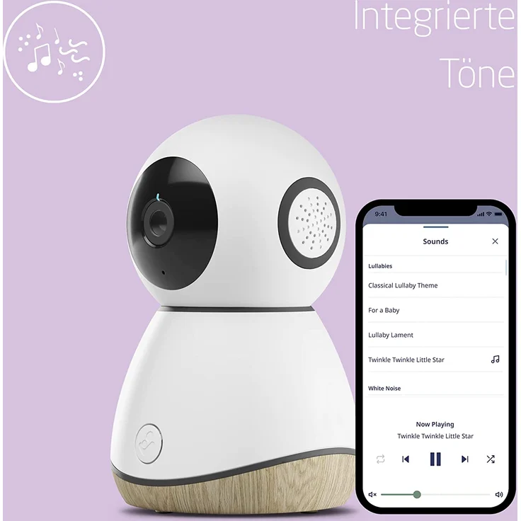 Maxi-Cosi See Babyphone, Babyphone mit Kamera (1080 px HD) und Audio, WLAN-Babyphone, Live-Streaming, Teil von Maxi-Cosi Connected Home - Compatible with Amazon Alexa and Google Assistant – Bild 6