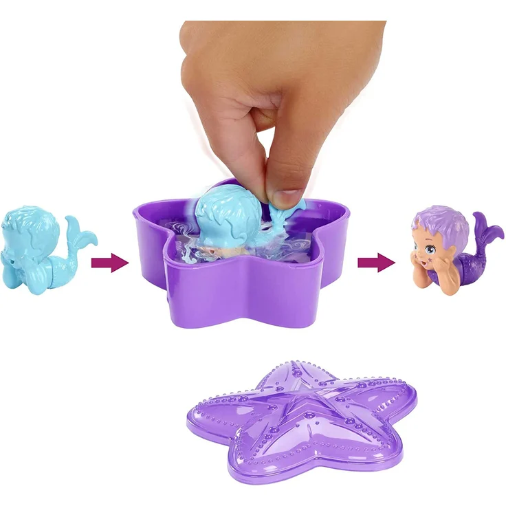 Barbie Color Reveal Pet Rainbow Mermaids, 1x Stück, zufällige Auswahl – Bild 4