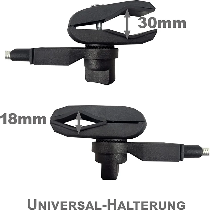 BAMBINIWELT Sonnenschirm Sonnenschutz für Kinderwagen Buggy Jogger universal UV50+ (meliert hellgrau) – Bild 6