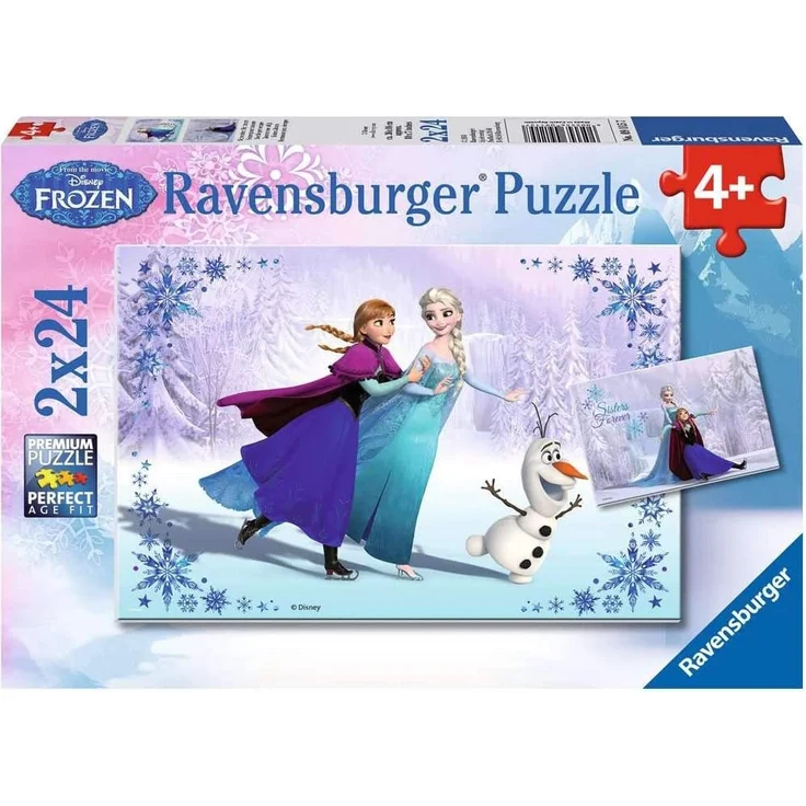 Ravensburger Kinderpuzzle 09115 - Schwestern für immer - 2 x 24 Teile – Bild 1
