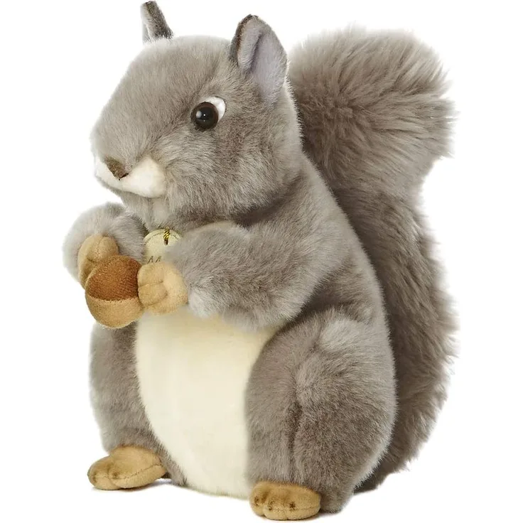Aurora, 26172, MiYoni Eichhörnchen, 26cm, Plüschtier, grau