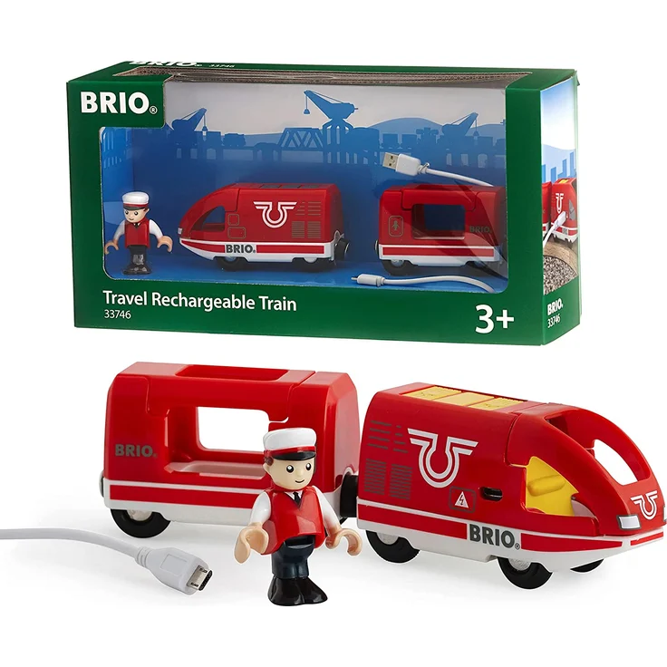 BRIO Bahn 33746 - Roter Akku-Reisezug - Preisvergleich – Bild 1