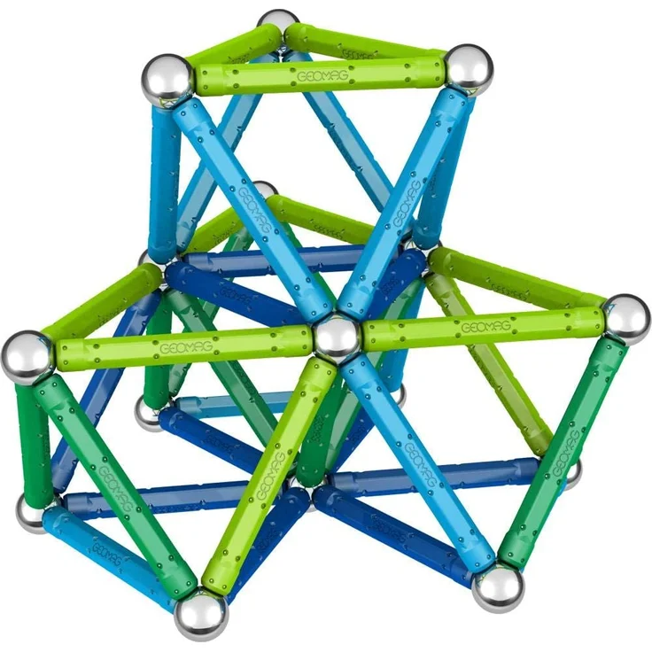 Geomag, Classic Color, 263, Magnetkonstruktionen und Lernspiele, Konstruktionsspielzeug, 91-teilig – Bild 4