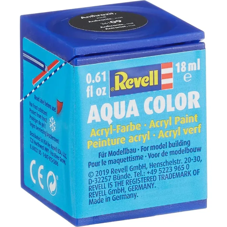 Revell - Aqua Color anthrazit, matt, 18 ml