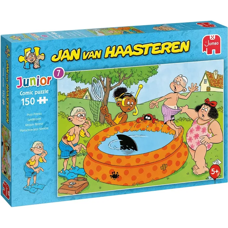 JUMBO 20078 Jan van Haasteren Junior 7 Planschbecken-Streiche 150 Teile Puzzle
