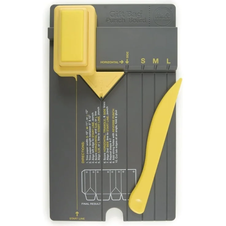 We R Memory Keepers Gift Bag Punch Board, Plastik, weiß, blau, 13 x 23 x 4 cm - Preisvergleich – Bild 3