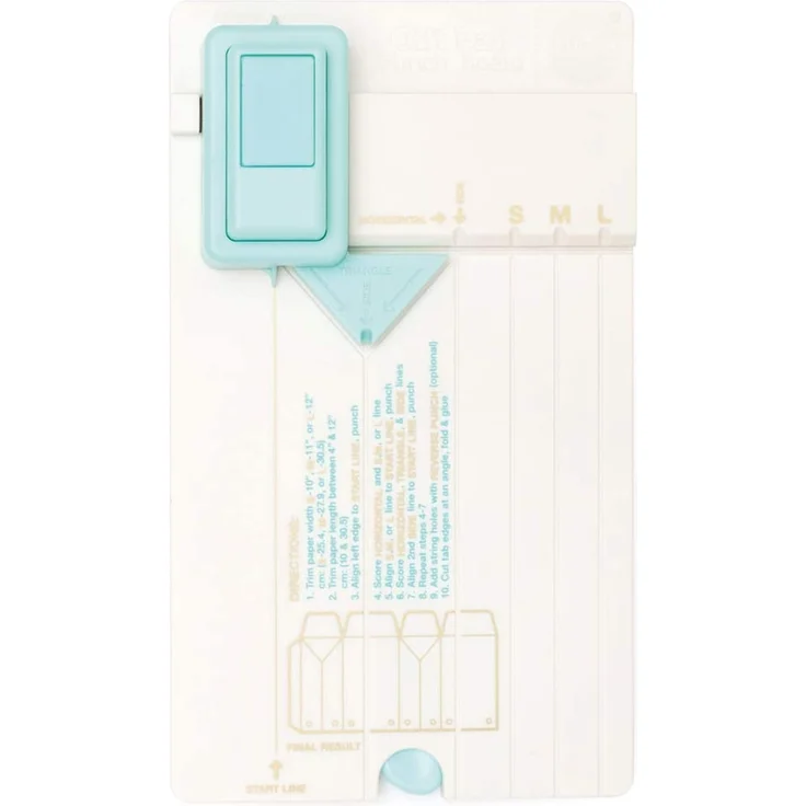 We R Memory Keepers Gift Bag Punch Board, Plastik, weiß, blau, 13 x 23 x 4 cm - Preisvergleich – Bild 1