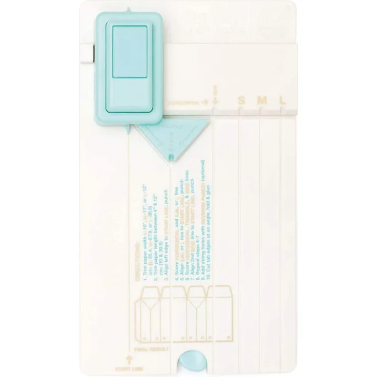 We R Memory Keepers Gift Bag Punch Board, Plastik, weiß, blau, 13 x 23 x 4 cm - Preisvergleich
