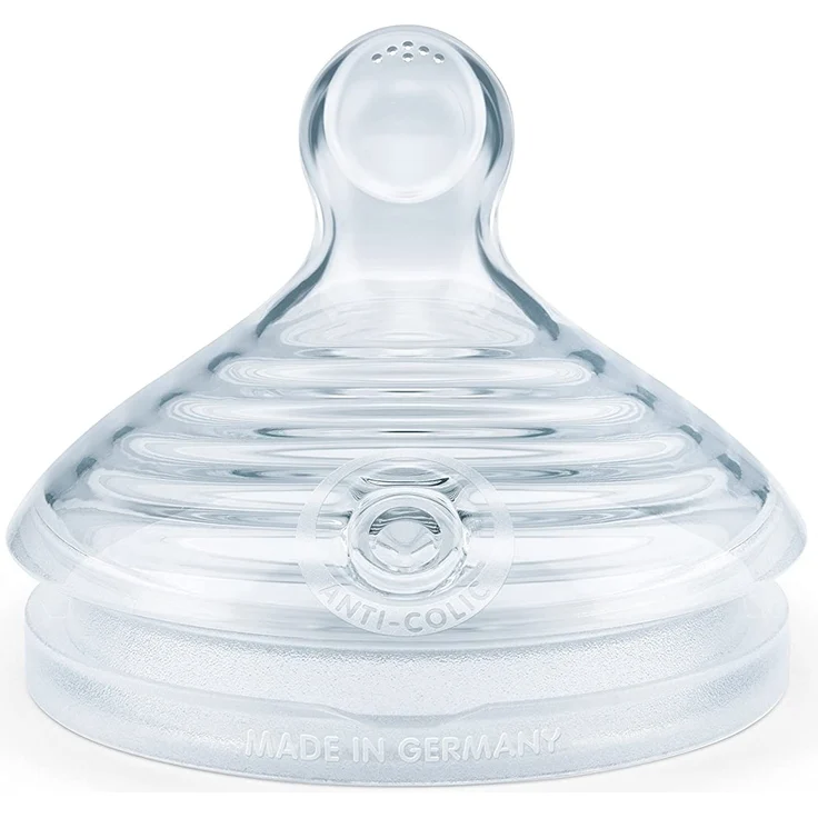 NUK Nature Sense Trinksauger, brustähnlicher Silikon-Sauger, BPA-frei, 2 Stück – Bild 2