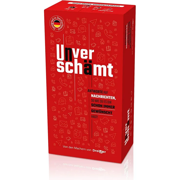 Dreister 'Unverschämt' Kartenspiel, ab 16 Jahren, für 3 und mehr Spieler, 15 - 60 min Spielzeit