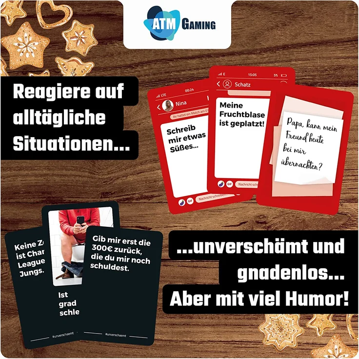 Dreister 'Unverschämt' Kartenspiel, ab 16 Jahren, für 3 und mehr Spieler, 15 - 60 min Spielzeit – Bild 4