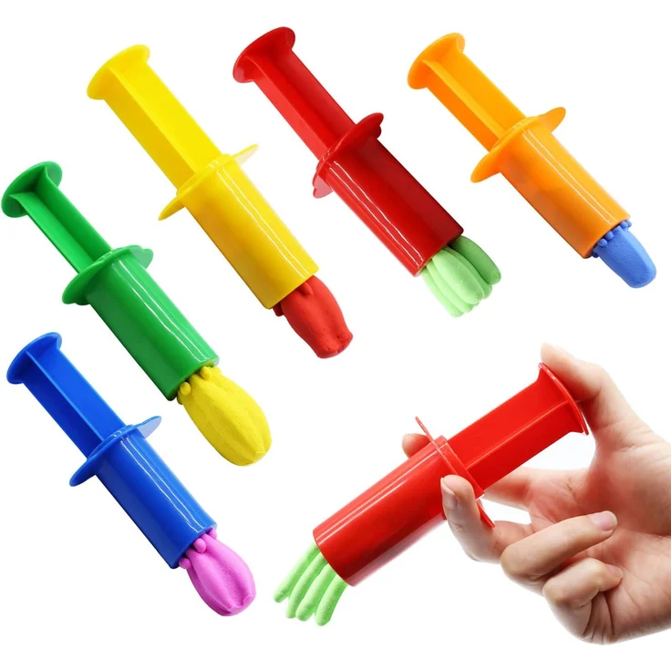 WonderforU Knetwerkzeug Teig Plastilin Werkzeuge, Knete zubehör Ausstechformen Küchenspielzeug, 23 Stück – Bild 3