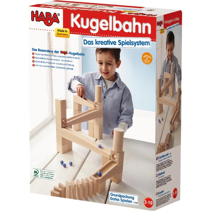 HABA 1128 Erstes Spielen Kugelbahn-Bausatz klein – Bild 2