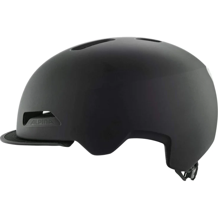 Alpina Brooklyn Black Matt, Größe 57 - 61 cm - Fahrradhelm, Farbe Schwarz – Bild 3