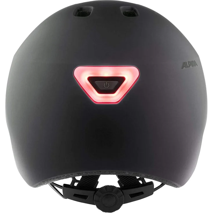 Alpina Brooklyn Black Matt, Größe 57 - 61 cm - Fahrradhelm, Farbe Schwarz – Bild 4