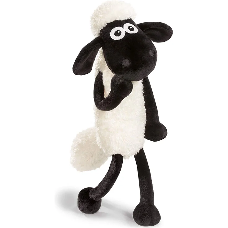 NICI Kuscheltier Shaun das Schaf 25 cm – Schaf Plüschtier für Mädchen, Jungen & Babys – Flauschiges Stofftier Schaf zum Kuscheln, Spielen und Schlafen – Gemütliches Schmusetier für jedes Alter – 45845 – Bild 1