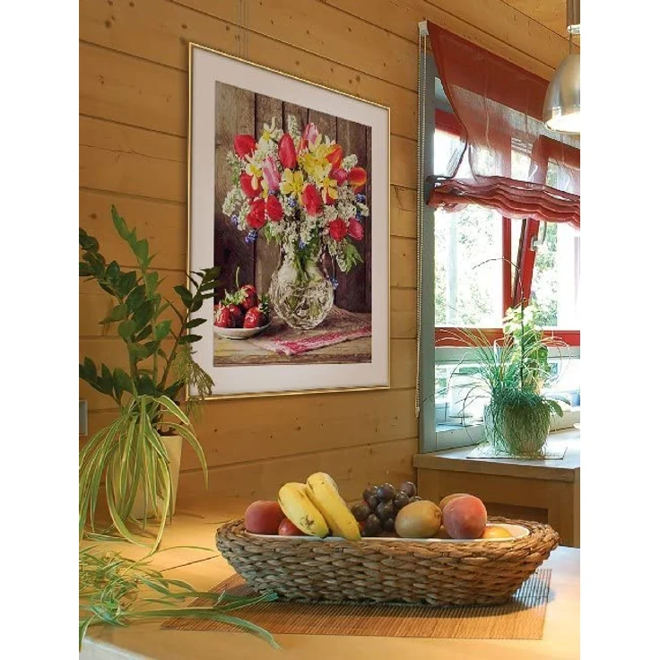 Schipper 609130790 Malen nach Zahlen, Ein Gruß aus dem Bauerngarten - Bilder malen für Erwachsene, inklusive Pinsel und Acrylfarben, 40 x 50 cm – Bild 11