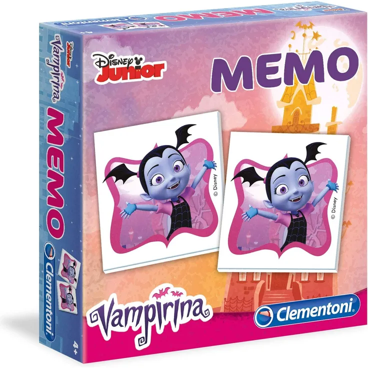 Clementoni- Vampirina Memo-Spiel, Mehrfarbig, 18026