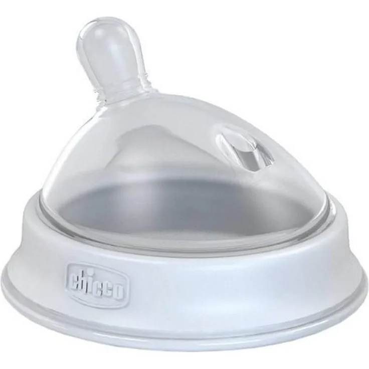 Chicco 00060073100000 Fläschchensauger Step UP 1 0m+, 1 größeres Loch, mittel 1 Stück