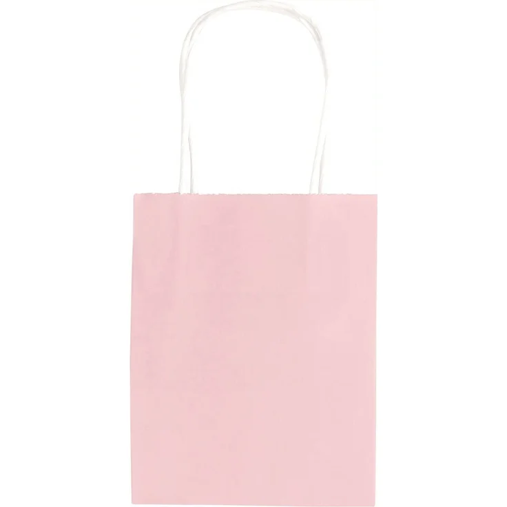 folia 21819/7 - Papiertüten aus Kraftpapier, Geschenktüten, 7 Stück, ca. 18 x 8 x 21 cm, farbig sortiert - zum Basteln, Verzieren und Verschenken – Bild 6